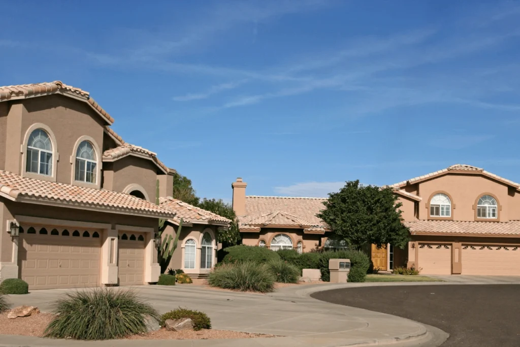 Rental homes in Arizona in a cul de sac