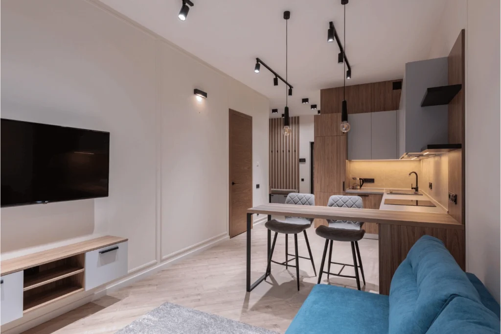 Renovation to a kitchen and living room